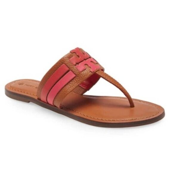 Tory Burch Leigh Flip Flop Sandals Sz. 10 - Picture 1 of 8